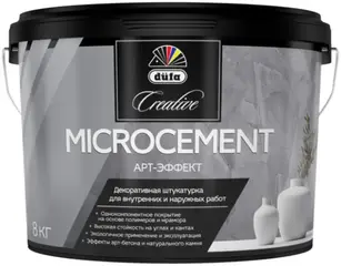 Dufa Creative Microcement декоративная штукатурка с эффектом необработанного бетона