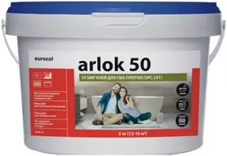 Forbo Eurocol Arlok 50 однокомпонентный SMP клей для ПВХ-плитки SPC, LVT