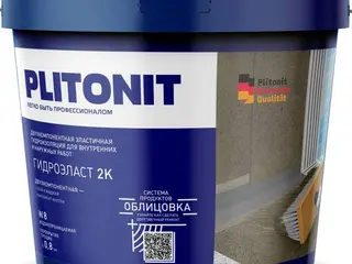Плитонит Гидроэласт 2К гидроизоляция 2-комп эластичная
