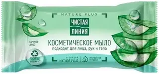 Чистая Линия Сочное Алоэ мыло косметическое для лица, рук и тела