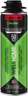 Wellchem Home Premium 50 Pro пена монтажная профессиональная всесезонная
