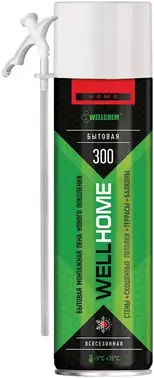 Wellchem Home 300 пена монтажная бытовая всесезонная