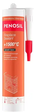 Penosil +1500°C Fireplace Sealant герметик силикатный для каминов