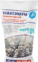 Cemmix Максимум реагент антигололедный всепогодный с мраморной крошкой
