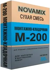 Novamix М-200 смесь монтажно-кладочная