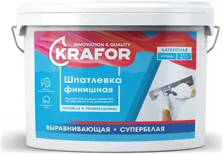 Крафор шпатлевка латексная финишная выравнивающая