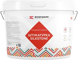 Ecoroom Silkstone S-1 штукатурка декоративная структурная трещиностойкая