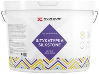 Ecoroom Silkstone Шуба штукатурка резиновая для osb