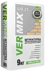 Реал Vermix ШВ-25 штукатурка теплоизоляционная для внутренних работ