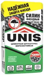 Юнис Силин Фасадный цементная штукатурка водо- и морозостойкая