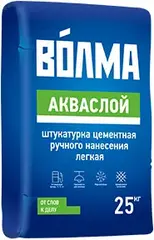 Волма Акваслой штукатурка цементная ручного нанесения легкая