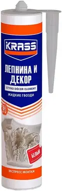 Krass Лепнина и Декор жидкие гвозди для стиропора и панелей