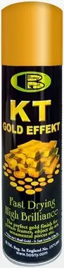 Bosny 18 KT.Gold золотая спрей-краска аэрозольная