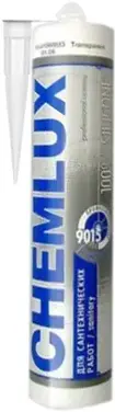 Chemlux 9015 для Сантехнических Работ профессиональный герметик санитарный силиконовый