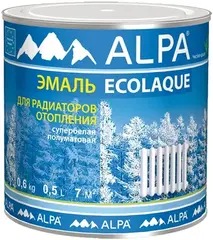 Alpa Ecolaque эмаль для радиаторов отопления супербелая