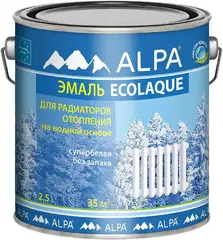 Alpa Ecolaque эмаль для радиаторов отопления супербелая