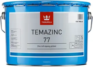 Тиккурила Temazinc 77 двухкомпонентная эпоксидная цинкнаполненная краска