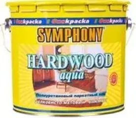 Финкраска Симфония Hardwood Aqua полиуретановый паркетный лак покрывной