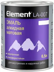 Alpa Element LA-007 эмаль алкидная матовая сверхпрочная атмосферостойкая