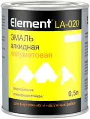 Alpa Element LA-020 эмаль алкидная полуматовая сверхпрочная атмосферостойкая