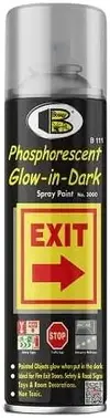 Bosny Phosphorescent Glow-in-Dark Spray Paint фосфоресцентная спрей-краска светящаяся