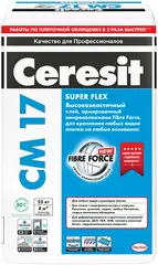 Ceresit CM 17 Super Flex клей для плитки высокоэластичный для наружных работ