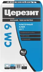 Церезит CM 9 Plus Ceramic клей для плитки для внутренних работ