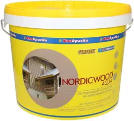 Финкраска Симфония Nordic-Wood Aqua водоразбавляемый лесирующий антисептик