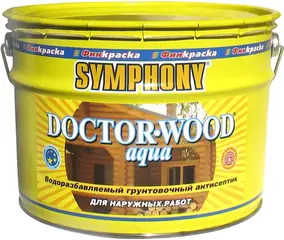 Финкраска Симфония Doctor-Wood Aqua водоразбавляемый грунтовочный антисептик