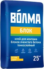 Волма Блок клей для монтажа блоков ячеистого бетона тонкослойный