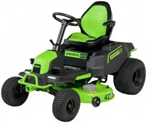 Greenworks GC82LT107 трактор садовый аккумуляторный