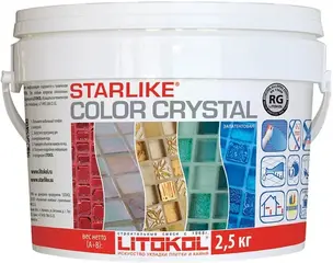 Литокол Starlike Color Crystal эпоксидная затирочная смесь