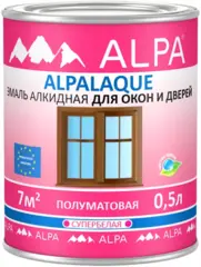 Alpa Alpalaque эмаль алкидная для окон и дверей супербелая