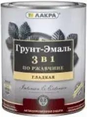 Лакра грунт-эмаль по ржавчине 3 в 1