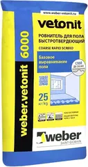 Вебер Ветонит 6000 Coarse Rapid Screed ровнитель для пола быстротвердеющий