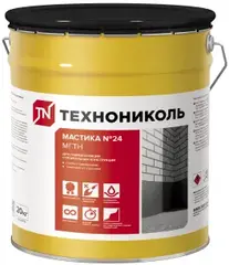 Технониколь №24 МГТН мастика битумная для гидроизоляции строительных конструкций