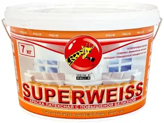 Поли-Р Superweiss краска для стен и потолков влагостойкая