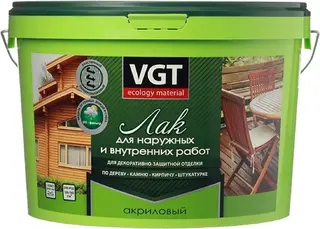 ВГТ лак акриловый для наружных и внутренних работ