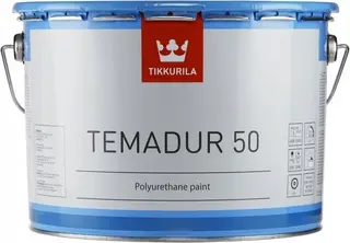 Тиккурила Temadur 50 двухкомпонентная полуглянцевая полиуретановая краска