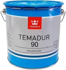 Тиккурила Temadur 90 двухкомпонентная высокоглянцевая полиуретановая краска