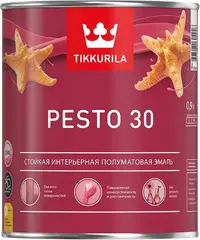 Тиккурила Pesto 30 стойкая интерьерная полуматовая эмаль