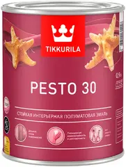 Тиккурила Pesto 30 стойкая интерьерная полуматовая эмаль