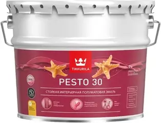 Тиккурила Pesto 30 стойкая интерьерная полуматовая эмаль