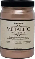 Rust-Oleum Metallic Accents краска с эффектом насыщенного металлика на акриловой основе