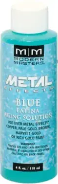 Rust-Oleum Modern Masters Metal Effects Blue Patina Aging Solution активатор для получения голубой патины