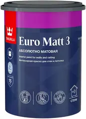 Тиккурила Euro Matt 3 Абсолютно Матовая интерьерная краска для стен и потолка