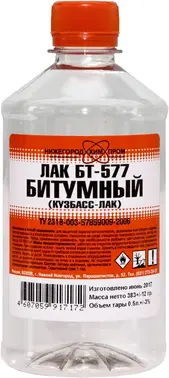 Нижегородхимпром БТ-577 лак битумный