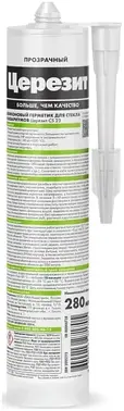 Церезит CS 23 Glass Silicone силиконовый герметик для стекла и аквариумов