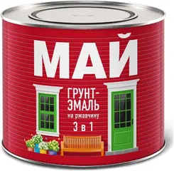 Май грунт-эмаль по ржавчине 3 в 1