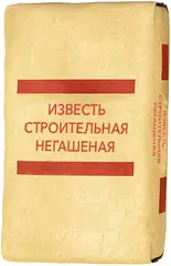 известь строительная негашеная